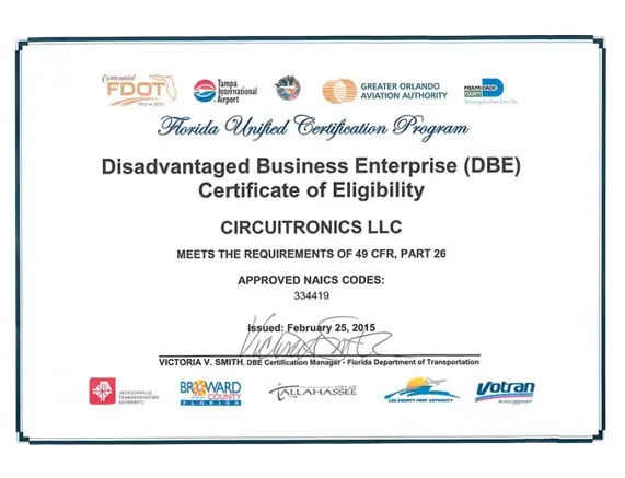 DBE Certification